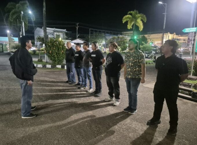 Apel Kesiapan Tugas, Satgas Anti Premanisme Polres Ketapang Lakukan Pencegahan Kejahatan Jalanan Dan Premanisme Di Wilayah Kota Ketapang