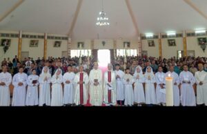 Danramil 05/Samalantan Hadiri Misa Perdana dan Syukuran Naik Dango 2025