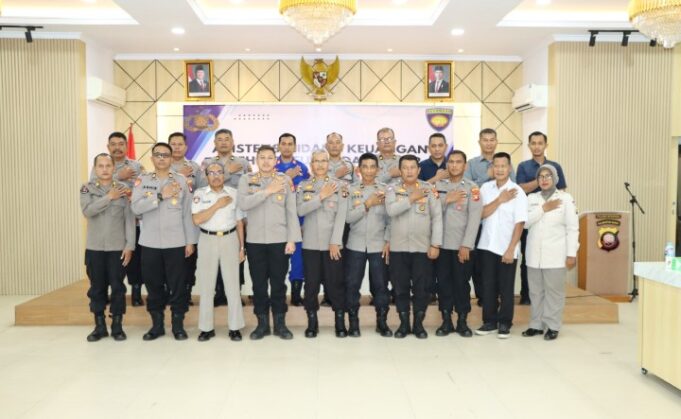 Tingkatkan Literasi Bidang Keuangan, Jajaran Polres Ketapang Ikuti Asistensi Bidang Keuangan Dari Polda Kalbar