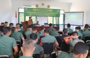 Kodim 1209/Bky Gelar Penyuluhan Pencegahan Pemberantasan Penyalahgunaan Dan Peredaran Gelap Narkoba