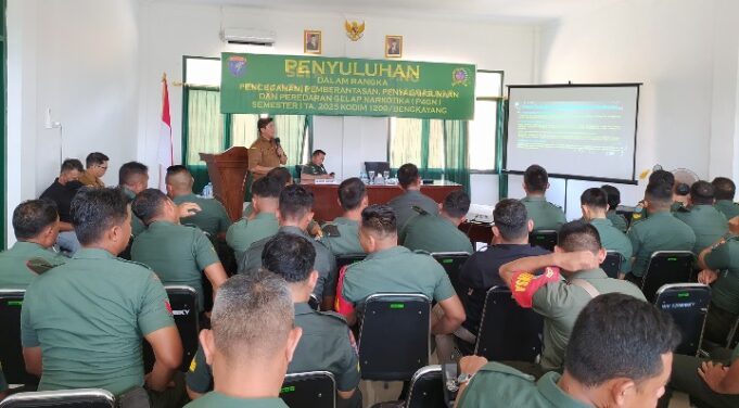 Kodim 1209/Bky Gelar Penyuluhan Pencegahan Pemberantasan Penyalahgunaan Dan Peredaran Gelap Narkoba