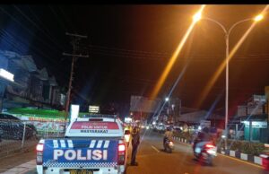 Sat Lantas Polres Ketapang Gelar Patroli Malam untuk Antisipasi Laka Lantas dan Kemacetan