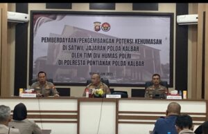 Divisi Humas Polri Berikan Arahan di Kegiatan Pemberdayaan Kehumasan Satwil di Polresta Pontianak