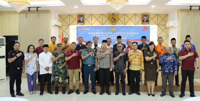 Peringatan Hari Bhayangkara ke-79, Polres Ketapang Gelar Doa Bersama Lintas Agama