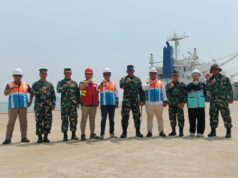 Danlantamal XII Kunjungi Pelabuhan Internasional Kijing, Tinjau Pos TNI AL dan Fasilitas Pelabuhan