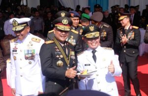 Meriah dan Khidmat, Polda Kalbar Gelar Upacara HUT Bhayangkara ke-79 di Kantor Gubernur