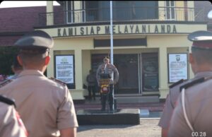 Kapolres Ketapang Pimpin Upacara Kenaikan Pangkat 31 Personilnya di Hari Bhayangkara