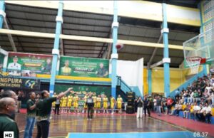 Buka Open Tournament Basketball Pangdam Cup 2025, Ini Pesan Pangdam XII/Tpr Kepada Atlet