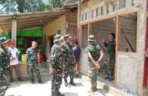 Tim Wasev Tinjau Langsung Progres TMMD Reguler Ke-125 Kodim 1202/Singkawang.