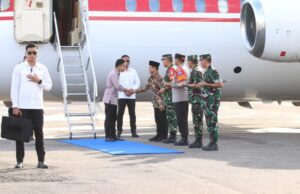 Pangdam IIX Tanjungpura Sambut Kedatangan Wapres Gibran Dalam Rangka Kunker di Kalbar