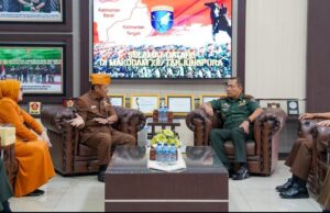 Pererat Sinergi, Pangdam XII/Tpr Sambut Kunjungan DPP LVRI