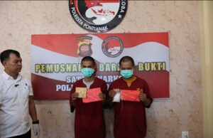 Sat Resnarkoba Polresta Pontianak Musnahkan 112,49 Gram Sabu, Selamatkan 1.120 Orang dari Bahaya Narkoba