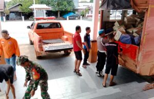 Kecamatan Manis Mata Terdampak Banjir, TNI-Polri Dan BPBD Bergerak Cepat Salurkan Bantuan*