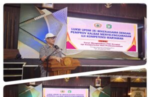 UKW Kalimantan Barat Tuntas, Puluhan Wartawan Lulus Profesional