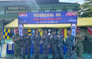 Kodaeral XII Tampilkan Produk UMKM pada Bazar HUT ke-80 TNI di Makodam XII/Tpr