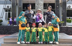 Kunjungan Edukatif KB PAUD Anugrah dan TK Primanda ke Satrol Kodaeral XII