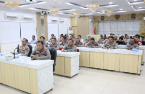 Polres Ketapang Ikuti Binrohtal Secara Virtual Bersama Mabes Polri