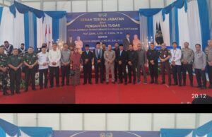 Sertijab Kalapas Kelas II A Pontianak Dihadiri Bupati Kubu Raya