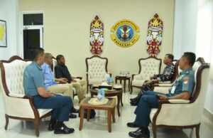 Perkuat Sinegritas, Komandan Kodaeral XII Terima Kunjungan Courtesy Call dari Keraton Kadriyah Pontianak