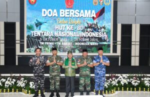 HUT ke-80 TNI: Kodaeral XII Kukuhkan Nilai Persatuan Lewat Doa Bersama