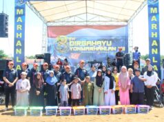 Sambut HUT Korps Marinir ke-80 dan HUT Yonmarhanlan XII ke-8, Kodaeral XII Ikuti Senam dan Jalan Sehat di Mempawah