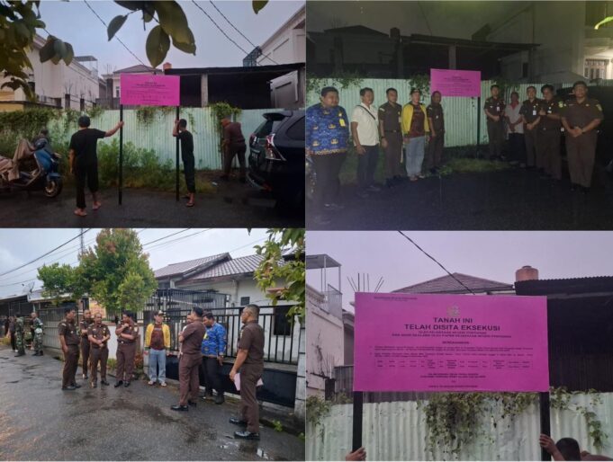 KEJATI KALBAR KEMBALI MELAKUKAN SITQ EKSEKUSI TERKAIT UANG PENGGANTI BERSAMA KEJARI PONTIANAK