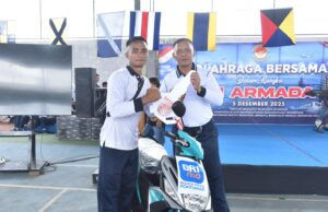 Semarak Hari Armada RI, Kodaeral XII Gelar Olahraga Bersama dan Panggung Prajurit