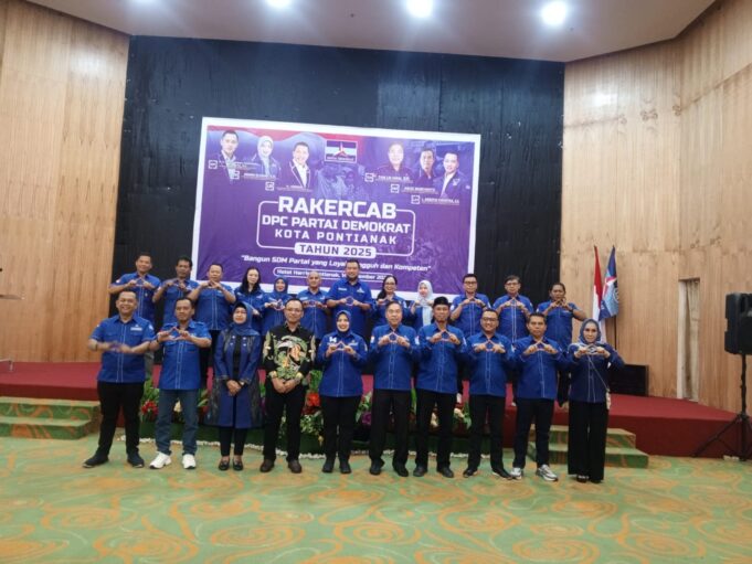 Rakercab 2025, Demokrat Kota Pontianak Konsolidasikan Kader dan Bidik Pimpinan DPRD