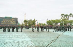 Peringati Hari Juang Infanteri, Pangdam XII/Tpr: Prajurit Infanteri Harus Prima dan Manunggal dengan Rakyat