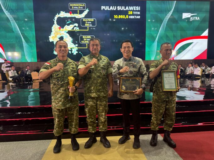 Kodim 1205/Sintang Raih Juara I Kasad Award Kampung Pancasila Kategori Pembinaan Giat UMKM