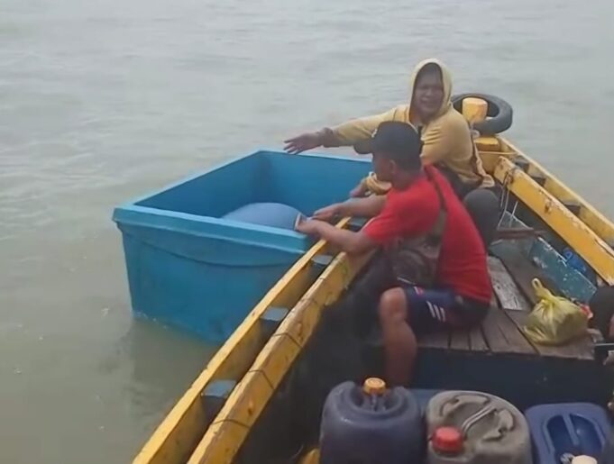 Reaksi Cepat Pos Binpotmar Sungai Kunyit Kodaeral XII Selamatkan Nelayan KM Borneo