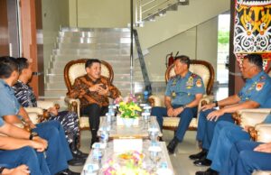 Komandan Kodaeral XII Terima Kunjungan Penasihat Khusus Mendiktisaintek Pontianak, TNI AL, Kodaeral XII — Komandan