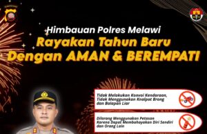 Kapolres Melawi Ajak Masyarakat Sambut Tahun Baru 2026 dengan Kepedulian dan Menjaga Kamtibmas*