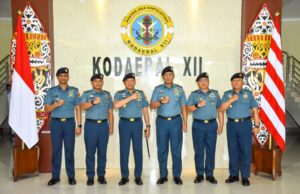 Dankodaeral XII Pimpin Upacara Sertijab Ka Kuwil dan Ka Akun Kodaeral XII