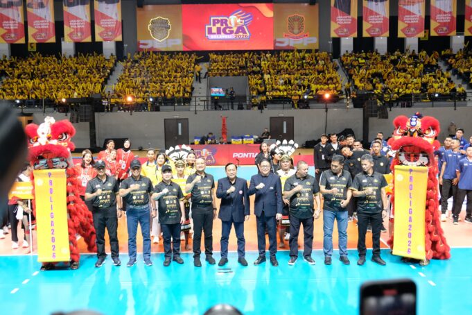 Dankodaeral XII Hadiri Pembukaan Turnamen Bola Voli Proliga 2026 di Gor Terpadu Pontianak Kalimantan Barat