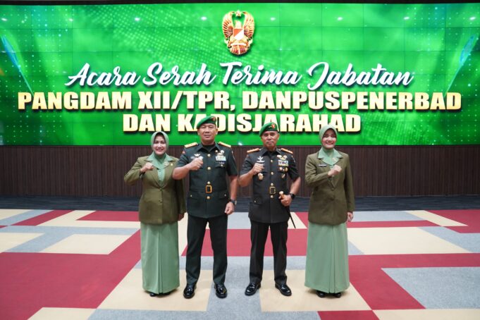 Estafet Kepemimpinan di Bumi Khatulistiwa: Mayjen TNI Novi Rubadi Sugito Resmi Jabat Pangdam XII/Tpr
