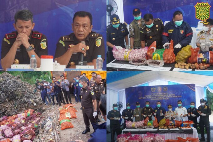 KEAMANAN PANGAN TAK BISA DITAWAR: SESJAMPIDUM HADIRI PEMUSNAHAN HORTIKULTURA ILEGAL DI KALBAR