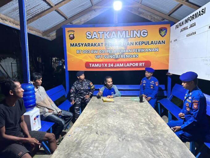 Babinpotmar Sungai Rengas Perkuat Patroli dan Pembinaan Nelayan Jelang Idul Adha