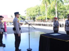 Kapolresta Pontianak Pimpin Sertijab Kapolsek Pontianak Timur
