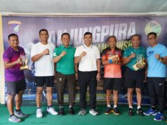 Tutup Tanjungpura Tennis Open Championship 2026 , Pangdam X11/Tpe Apresiasi Semangat Juang dan Sportivitas Peserta